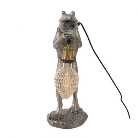 Clayre & Eef Wohnaccessoires Frosch 24x18x49 cm Kupferfarbig