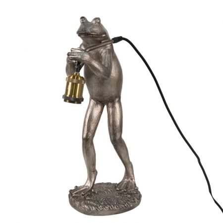 Clayre & Eef Wohnaccessoires Frosch 24x18x49 cm Kupferfarbig