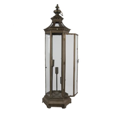 Clayre & Eef Stehlampe 29x25x79 cm  Goldfarbig Metall Stehender Lampe