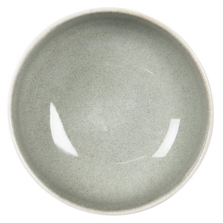 Clayre & Eef Suppenschüssel 750 ml Grün Keramik Rund Servier Schale Schüssel