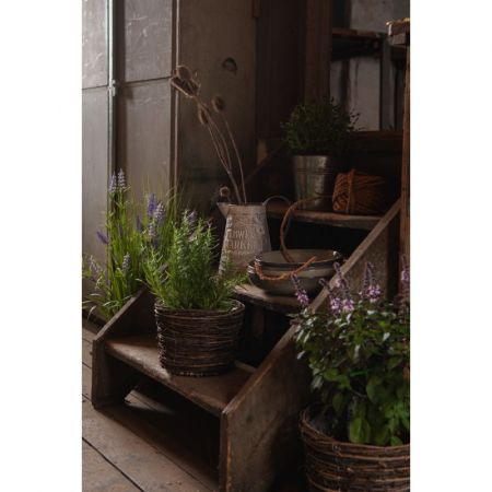 Clayre & Eef Suppenschüssel 500 ml Grau Keramik Rund Servier Schale Schüssel