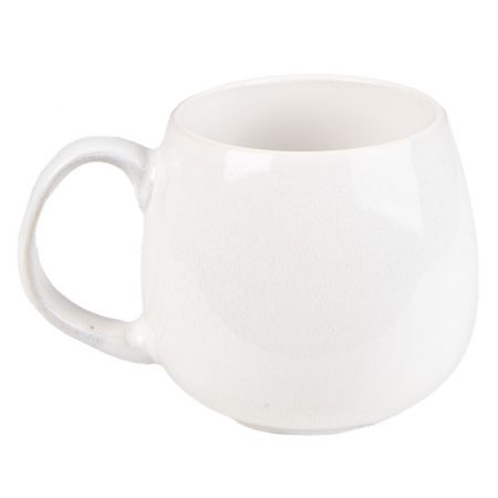 Clayre & Eef Becher 300 ml Beige Keramik Rund Tasse Kaffeetasse