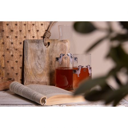 Clayre & Eef Karaffe Glas Hunde