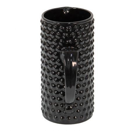 Clayre & Eef Wasserkrug 14x9x20 cm Schwarz Keramik Wasserkanne Deko Accessoires