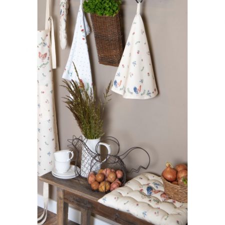 Clayre & Eef Wasserkanne 19x11x23 cm Weiß Dolomit Rund Deko Accessoires