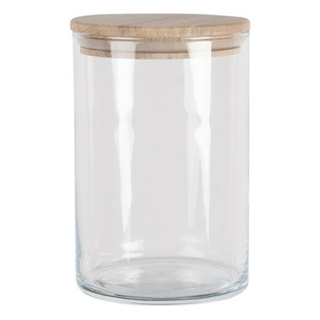 Clayre & Eef Vorratsdose 1050 ml Glas Vorratsglas