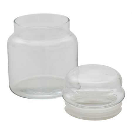 Clayre & Eef Vorratsdose 635 ml Glas Rund Vorratsglas