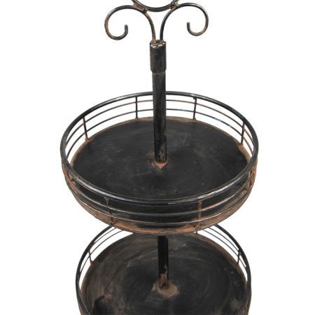 Clayre & Eef Obstschale 95 cm Schwarz