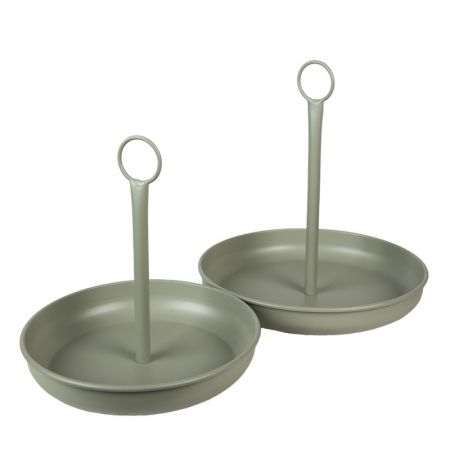 Clayre & Eef Etagere Ø 25x25 cm Grün