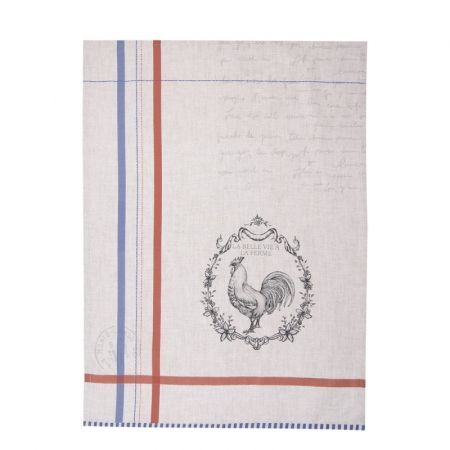 Clayre & Eef Geschirrtuch 50x70 cm Beige Baumwolle