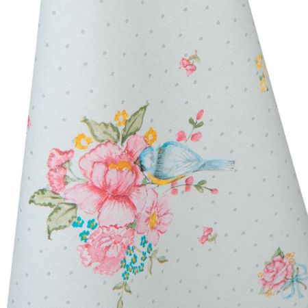 Clayre & Eef Geschirrtuch 50x70 cm Grün Baumwolle Blumen