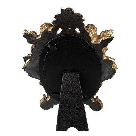 Clayre & Eef Bilderrahmen 10x15 cm Goldfarbig Kunststoff Glas Bilder Rahmen Fotorahmen