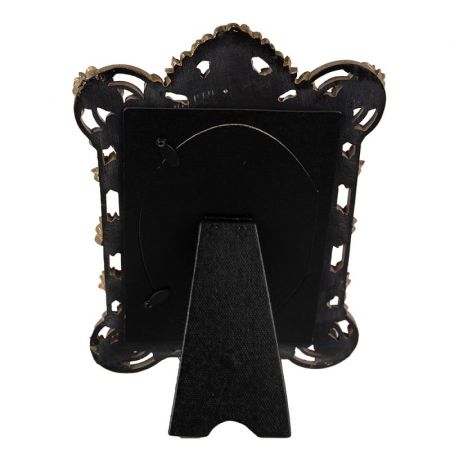 Clayre & Eef Bilderrahmen 10x15 cm Goldfarbig Kunststoff Glas Bilder Rahmen Fotorahmen