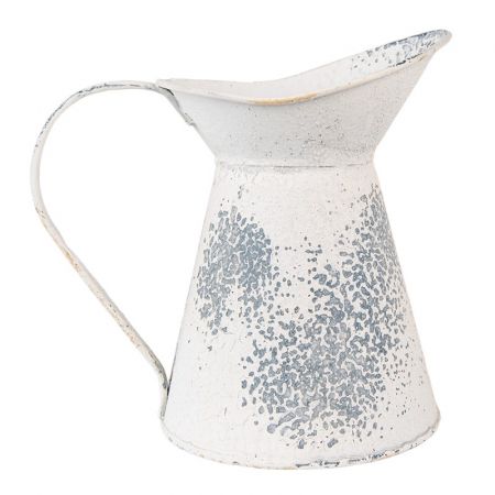 Clayre & Eef Wasserkrug 17x11x17 cm Beige Metall Wasserkanne Deko Accessoires