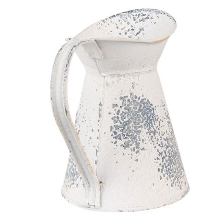 Clayre & Eef Wasserkrug 17x11x17 cm Beige Metall Wasserkanne Deko Accessoires