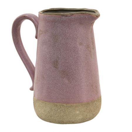 Clayre & Eef Wasserkanne 1000 ml Beige Keramik Deko Accessoires