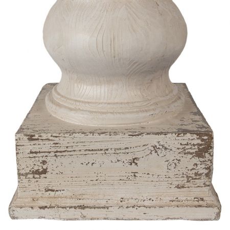 Clayre & Eef Kerzenhalter 60 cm Weiß