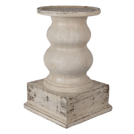 Clayre & Eef Kerzenhalter 60 cm Weiß