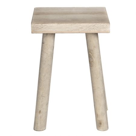 Clayre & Eef Pflanzentisch 18x18x26 cm Braun Holz