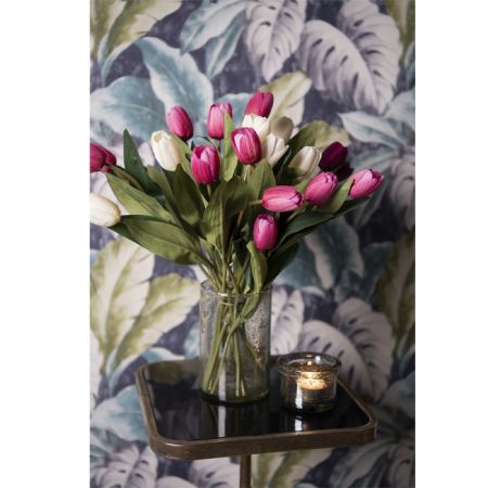 Clayre & Eef Vase Ø 10x15 cm Glas Glas Vase