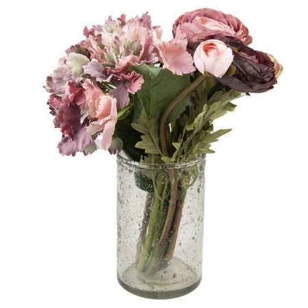 Clayre & Eef Vase Ø 10x15 cm Glas Glas Vase