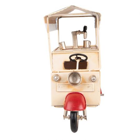 Clayre & Eef Deko Mini Modell 30x12x24 cm Blau Beige Metall Deko Accessoires