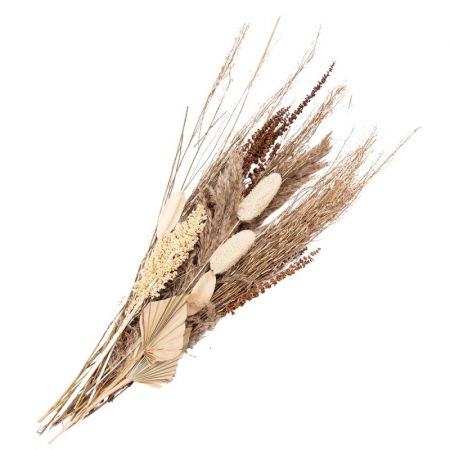 Clayre & Eef Trockenblumen 100 cm Beige Trockenblumen