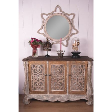 Clayre & Eef Figur Krone 40 cm Braun Metall Wohnaccessoires Deko Accessoires