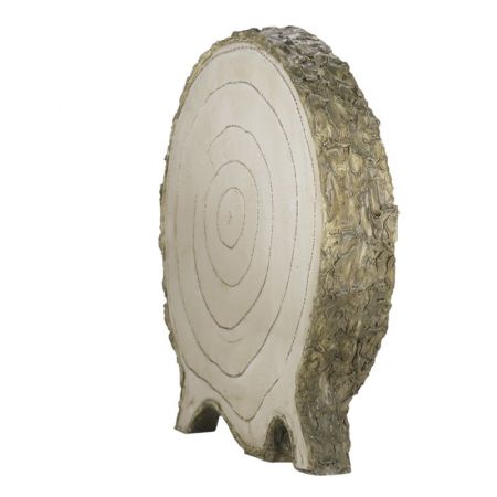 Clayre & Eef Weihnachtsdeko Standbild Weihnachtskrippe 18 cm Beige Kunststoff Weihnachtsdekoration für Innenräume