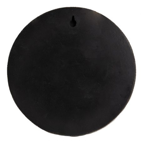 Clayre & Eef Wand Deko Ø 20x2 cm Silberfarbig Kunststoff