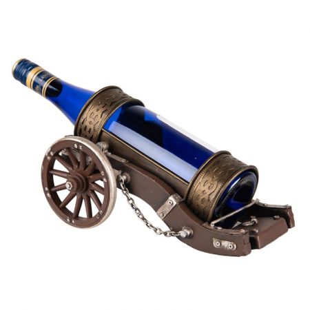 Clayre & Eef Flaschenhalter 28x4x22 cm Braun