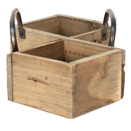 Clayre & Eef Aufbewahrungsbox 38x22x9 cm Braun