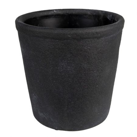 Clayre & Eef Blumentopf Indoor Ø 16x16 cm Grau