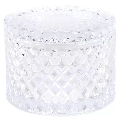 Clayre & Eef Bonbonschale Ø 11x8 cm Glas Rund Bonbonniere