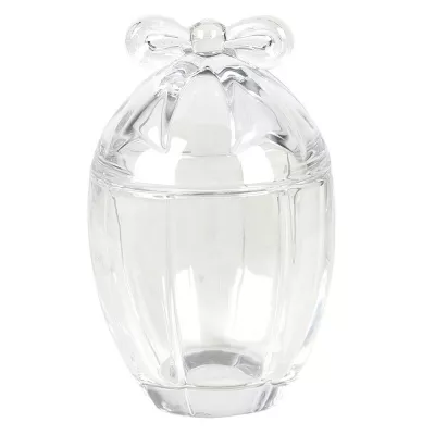 Clayre & Eef Bonbonschale Ei Ø 9x13 cm Glas Bonbonniere