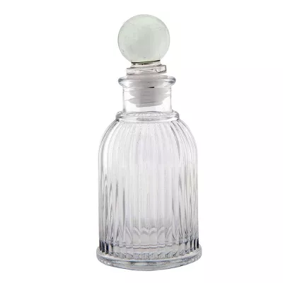 Clayre & Eef Deko-Flasche Ø 6x13 cm Glas Deko Accessoires