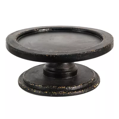 Clayre & Eef Deko Accessoires Ø 27x12 cm Braun Holz Rund