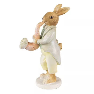 Clayre & Eef Figur 16 cm Grün Gelb Kunststoff Wohnaccessoires