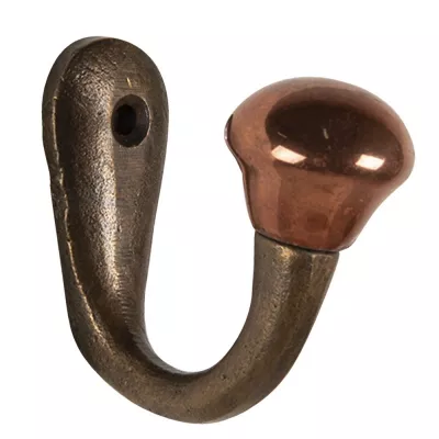 Clayre & Eef Gadarobe 2x5x5 cm Kupferfarbig Metall