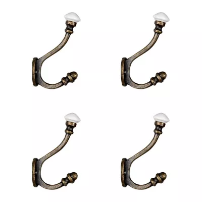 Clayre & Eef Gadarobe 2x6x9 cm Braun Metall