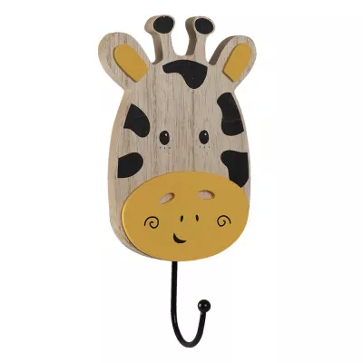Clayre & Eef Gadarobe Giraffe 11x4x21 cm Braun Gelb