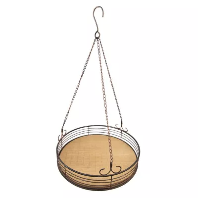 Clayre & Eef Hängende Blumentopf Ø 41x8/70 cm Schwarz