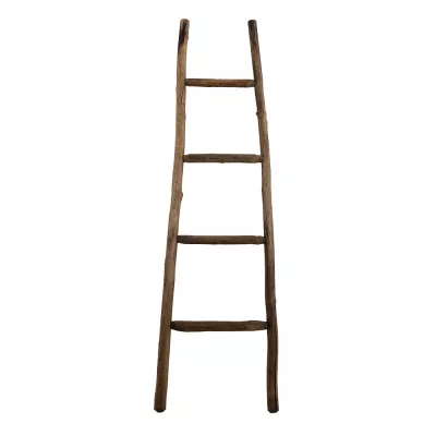 Clayre & Eef Handtuchhalter 43x3x155 cm Braun Holz