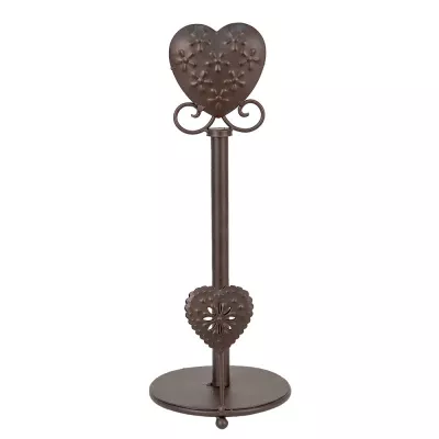 Clayre & Eef Küchenrollenhalter Ø 16x42 cm Braun Metall