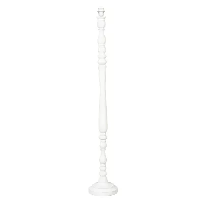Clayre & Eef Lampensockel Stehlampe Ø 22x135 cm  Weiß Holz Rund