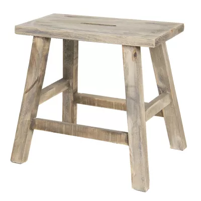 Clayre & Eef Pflanzentisch 35x18x32 cm Braun Holz