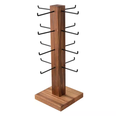 Clayre & Eef Schmuckpräsentation 48x21x21 cm Braun Holz Metall