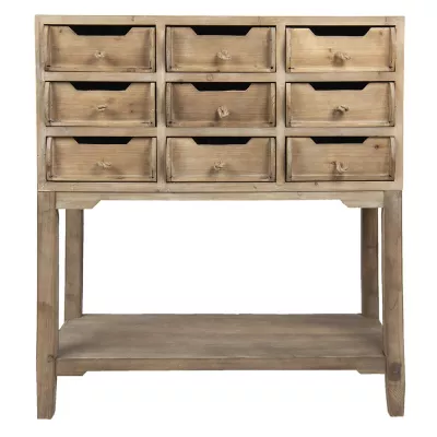 Clayre & Eef Schubladenschrank 80x35x90 cm Braun Holz Rechteck Kommode