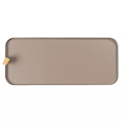 Clayre & Eef Serviertablett 40x17x2 cm Braun Metall Rechteckig Servier Schale Deko Accessoires