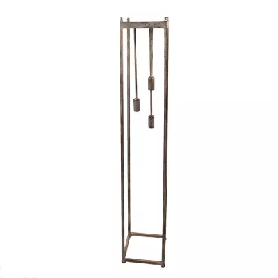 Clayre & Eef Stehlampe 21x21x121 cm Kupferfarbig Metall Stehleuchte